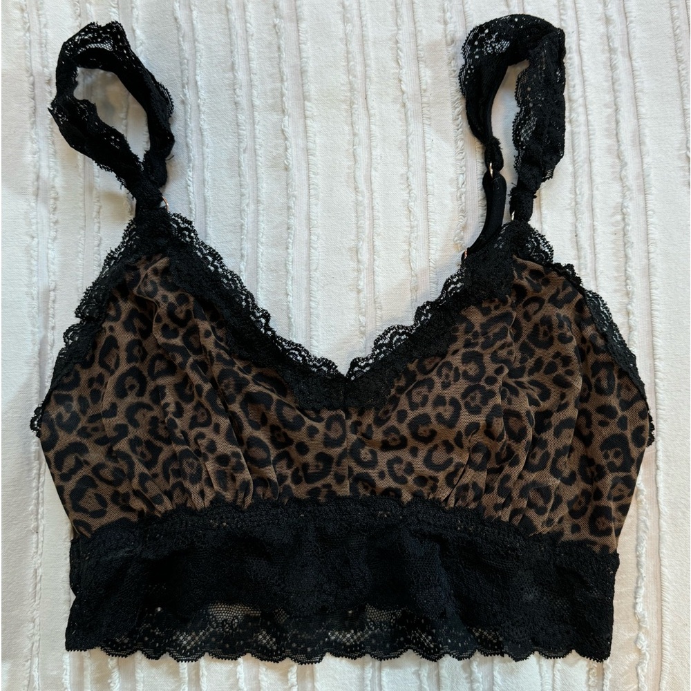 Cheetah print bralette
